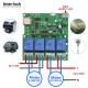 ST-DC4 WiFi 4-way Relay Module Inching Momentary/Self-Locking/Interlock Switch Module Works with Amazon Alexa