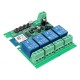 Tuya 433RF WiFi 4-way Relay Module Momentary/Self-lock/Interlock Switch Module with Remote Control