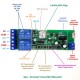 WiFi 2-way Relay Module Self-Locking/Interlock Switch Module Works with Amazon Alexa Google Home