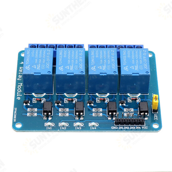 5V 4 Channel Relay Module For PIC ARM DSP AVR MSP430 for Arduino - products that work with official Arduino boards