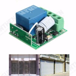DC12V 10A 1CH 433MHz Wireless Relay RF Remote Control Switch Receiver DC12V 10A 1CH 433MHz Wireless Relay RF Remote Control Switch Receiver