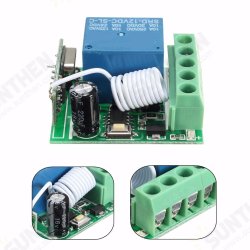 DC12V 10A 1CH 433MHz Wireless Relay RF Remote Control Switch Receiver DC12V 10A 1CH 433MHz Wireless Relay RF Remote Control Switch Receiver