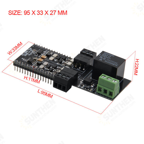 T-SimHat CAN RS485 Relay 5V With Optocoupler Isolation Module T-SIM Series Expansion Development Board For Arduino