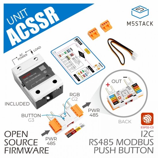 ACSSR Single-phase Solid State Relay Controller Kit DC Control AC U139