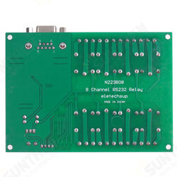N223B08 8CH DC 12V RS232 Relay Module Serial Port Remote Control Switch PLC PLC IO Expansion Board N223B08 8CH DC 12V RS232 Relay Module Serial Port Remote Control Switch PLC PLC IO Expansion Board