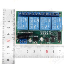 RF33A04 433M 4CH Security Remote Keyless Controller Rolling Code HCS301 Remote Key Transmitter DC 12V RF33A04 433M 4CH Security Remote Keyless Controller Rolling Code HCS301 Remote Key Transmitter DC 12V