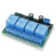 RF33A04 433M 4CH Security Remote Keyless Controller Rolling Code HCS301 Remote Key Transmitter DC 12V