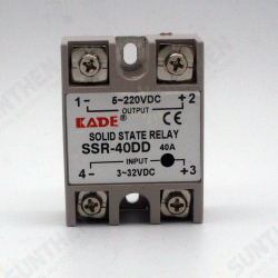 SSR -25DD/ 40DD DC Control DC SSR White Shell Single Phase Solid State Relay SSR -25DD/ 40DD DC Control DC SSR White Shell Single Phase Solid State Relay