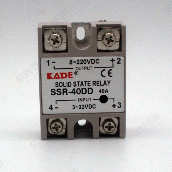 SSR -25DD/ 40DD DC Control DC SSR White Shell Single Phase Solid State Relay