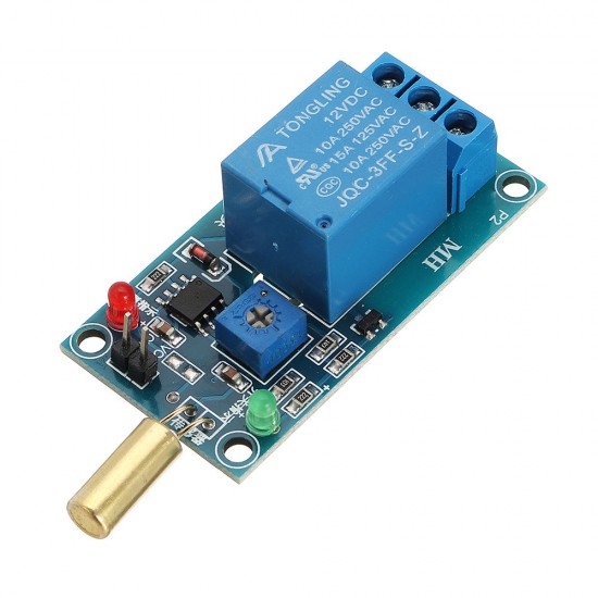 SW-520 Tilt Sensor Relay Module 12V Equipment Tilt Dump Protection Alarm Trigger Board