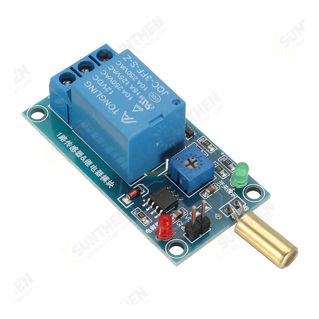 SW520 Tilt Sensor Relay Module 12V Equipment Tilt Dump Protection