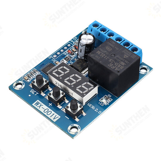 Voltage Detection Module Relay Switch Charging Discharge Monitoring Over-voltage Protection Circuit Measurement