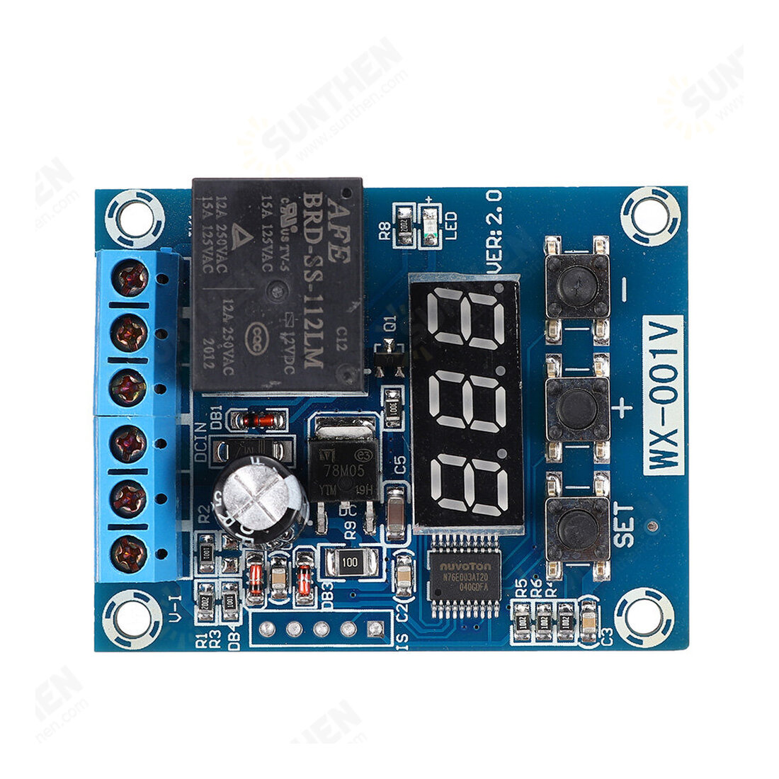 Voltage Detection Module Relay Switch Charging Discharge Monitoring ...