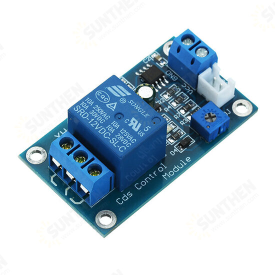 XH-M131 Photoresistor Module Brightness Automatic Control Module 12V Light Control Relay Light Switch