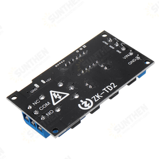 ZK-TD2 5V 12V 24V Time Delay Relay Module Trigger Cycle Timing Industrial Anti-overshoot Timer Relay