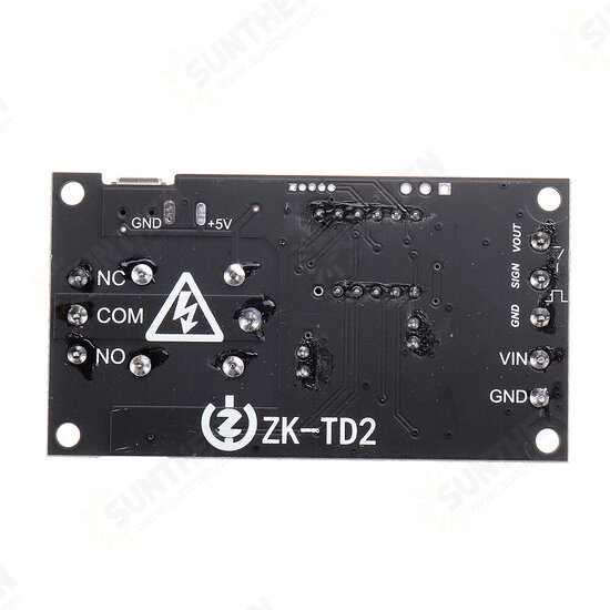 ZK-TD2 5V 12V 24V Time Delay Relay Module Trigger Cycle Timing Industrial Anti-overshoot Timer Relay