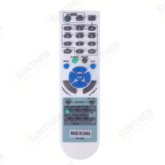 Projector Remote Control RD-450C for NEC Projector VE282X V260X+ RD-448E LT180+