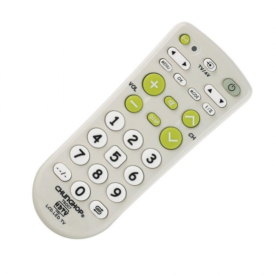 Universal Infrared IR TV Set Remote Control Compatible tr007 Large Buttons Big Keys
