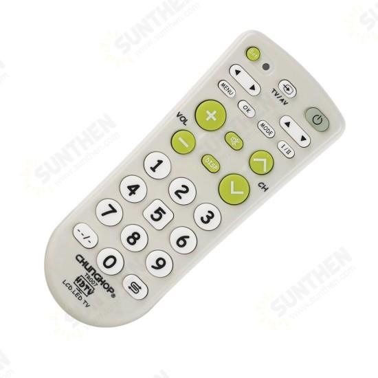 Universal Infrared IR TV Set Remote Control Compatible tr007 Large Buttons Big Keys