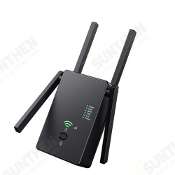 1200M Dual Band Wireless AP Repeater 2.4GHz 5.8GHz Router Range Extender WiFi Amplifier Signal Extend WiFi  1200M Dual Band Wireless AP Repeater 2.4GHz 5.8GHz Router Range Extender WiFi Amplifier Signal Extend WiFi