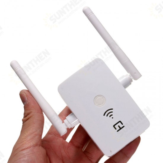 150Mbps Wireless WiFi Range Extender Signal Router Repeater Dual Antenna with LAN USB Port