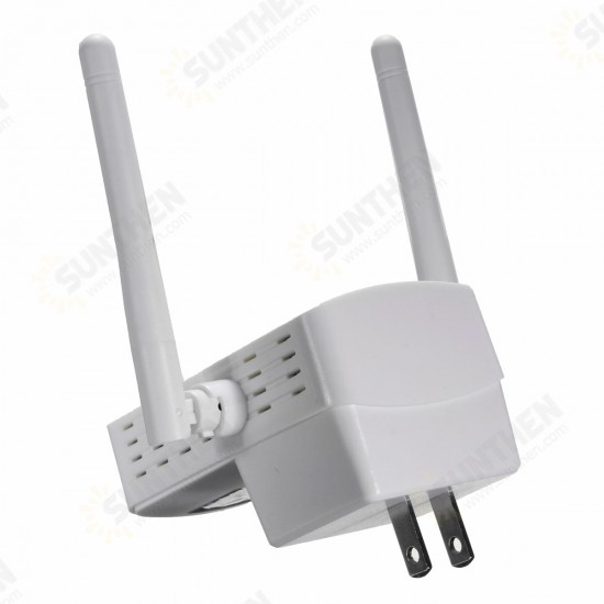 150Mbps Wireless WiFi Range Extender Signal Router Repeater Dual Antenna with LAN USB Port