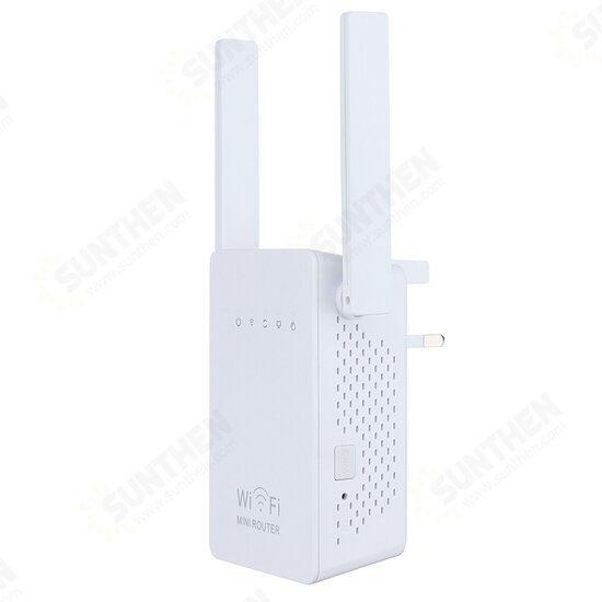 300Mbps Wireless Wifi Range Repeater 802.11 Dual Antennas Wireless AP Router with LAN WAN Port