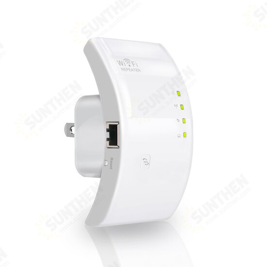 300Mbps 2.4GHz Wireless Wifi Repeater LAN Port WIFI Signal Amplifier WLAN WiFi Range Extender