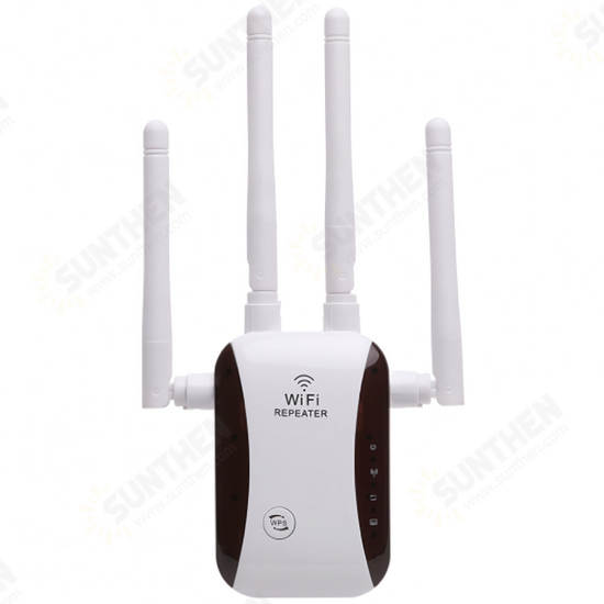 300Mbps WiFi Range Extender Wireless Repeater 2.4 GHz Support Wireless AP/Router Mode with Ethernet Port