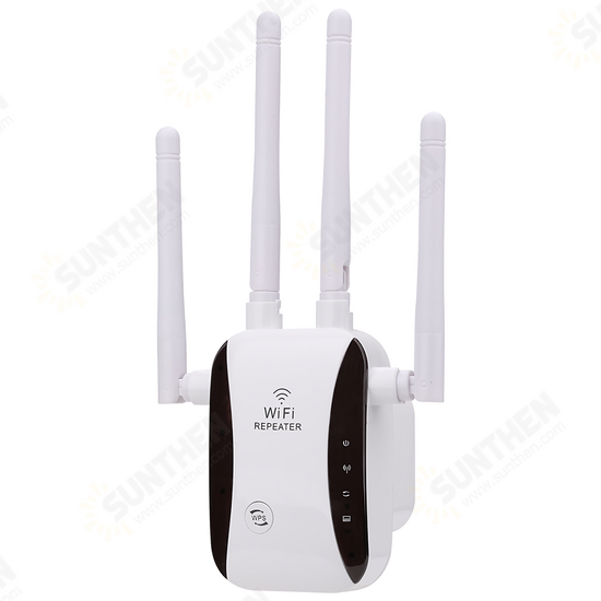 300Mbps WiFi Range Extender Wireless Repeater 2.4 GHz Support Wireless AP/Router Mode with Ethernet Port