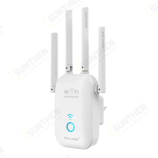 1200M Dual Band Wireless Repeater Signal Amplifier High Power AP Routing MU-MIMO WiFi Range Extender