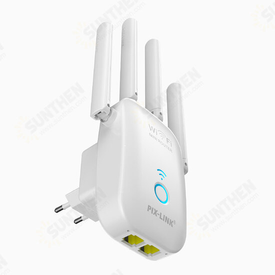 1200M Dual Band Wireless Repeater Signal Amplifier High Power AP Routing MU-MIMO WiFi Range Extender