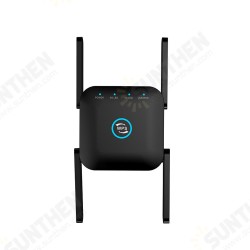 1200Mbps Wireless Wifi Repeater 2.4GHz & 5GHz Long Range Wi-Fi Repeater Router Signal Amplifier Extender with 4 Atenna 1200Mbps Wireless Wifi Repeater 2.4GHz & 5GHz Long Range Wi-Fi Repeater Router Signal Amplifier Extender with 4 Atenna
