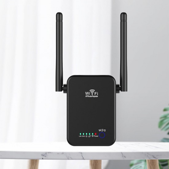 Urant 300Mbps Mini WiFi 2.4GHz Wireless Range Extender Repeater Wireless AP Router UNT-6