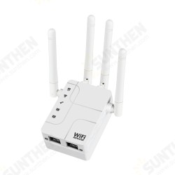 WR1205 1200M Netwroking Redapter Dual Band 5G WiFi Reapter Signal Amplifier Wireless WiFi Amplifier Signal for Indoor Use WR1205 1200M Netwroking Redapter Dual Band 5G WiFi Reapter Signal Amplifier Wireless WiFi Amplifier Signal for Indoor Use