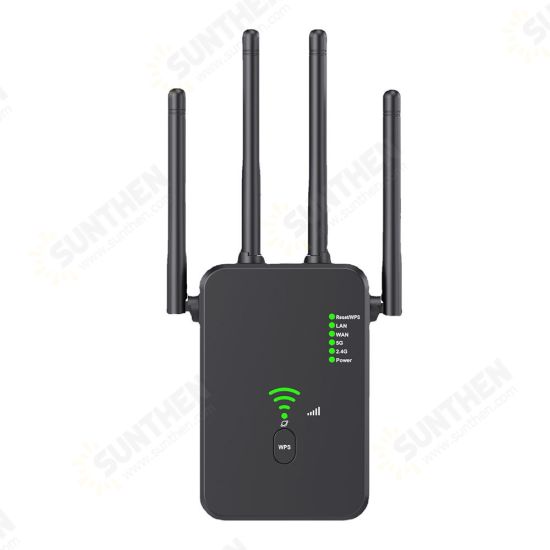 ZT-10 AC1200 WiFi Repeater Mini Dual Band Wifi 2.4G/5G Wireless Repeater/Router/AP With 4 External Antennas