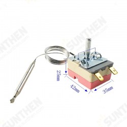 Temperature controller temperature control switch thermostat knob Adjustable thermostat AC 250V 16A 50-400℃ Temperature controller temperature control switch thermostat knob Adjustable thermostat AC 250V 16A 50-400℃