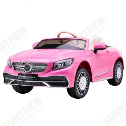 12V Kids Ride On Cars Licensed for Mercedes Maybach S650 w/ Remote Control MP3 Music Horn LED Lights Spring Suspension Child Boys Girls Toys 12V Kids Ride On Cars Licensed for Mercedes Maybach S650 w/ Remote Control MP3 Music Horn LED Lights Spring Suspension Child Boys Girls Toys