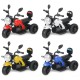 6689 6V Kid Electric Car Motorcycle Seated Motorbike Ride On Car w/ Training Stroller Wheels LED Light MP3 For Kids