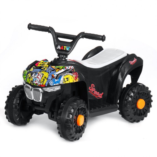 Single Electric Kids Ride On Cars Seated Battery Powered Bike w/Light Music Child Songs for Children Electric Toys Gift