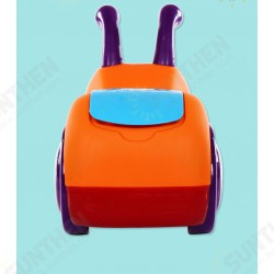 Snail Cartoon Scooter Car with Hidden Storage Basket and PP Tires for 1-3 Years Old Snail Cartoon Scooter Car with Hidden Storage Basket and PP Tires for 1-3 Years Old