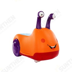 Snail Cartoon Scooter Car with Hidden Storage Basket and PP Tires for 1-3 Years Old Snail Cartoon Scooter Car with Hidden Storage Basket and PP Tires for 1-3 Years Old