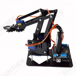 Acrylic Remote Control Robot Arm 4DOF With PS2 RC Robot Toys Acrylic Remote Control Robot Arm 4DOF With PS2 RC Robot Toys
