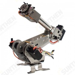 DIY 6DOF Metal Robot Arm 6 Axis Rotating Mechanical Robot Arm Kit DIY 6DOF Metal Robot Arm 6 Axis Rotating Mechanical Robot Arm Kit