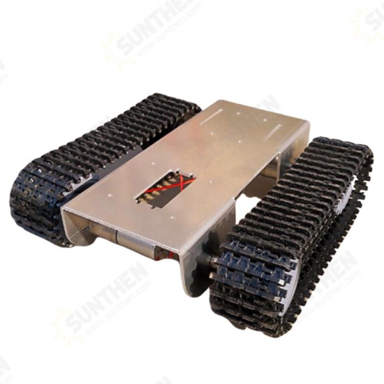 DIY Aluminous Smart RC Robot Car Tank Chassis Base For Single Chip UNO