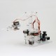 DIY Colorful Mechanical Robot Arm Kit with Infrared Controller Metal Servo for