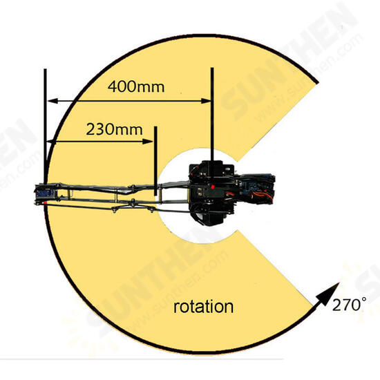 DIY Pump RC Robot Arm ABB Industrial Robot Art With Digital Servo For /16-way bluetooth Control