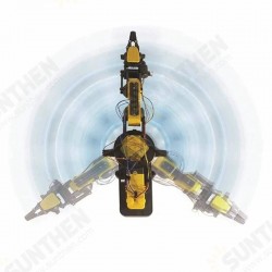 DIY Robot Arm Kit Five-axis Joint 5 Motor Control LED Light Science Experiment Toys DIY Robot Arm Kit Five-axis Joint 5 Motor Control LED Light Science Experiment Toys