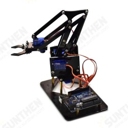 DIY Smart RC Robot Arm Acrylic Educational Kit With Servos DIY Smart RC Robot Arm Acrylic Educational Kit With Servos