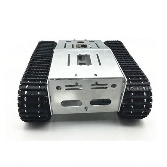 DIY Self-assembled RC Robot Tank Car Chassis With Crawler Kit